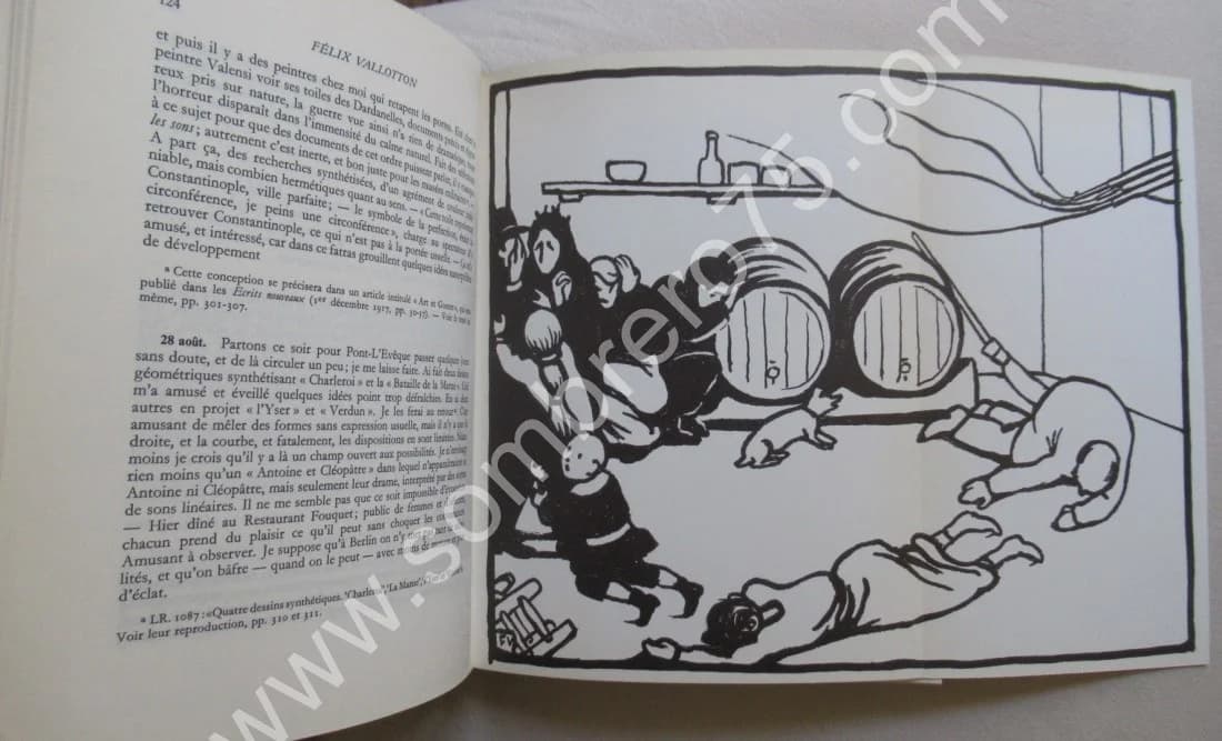 Journal 1914-1921 par F. Vallotton. Vol III. 1975. - Image 5