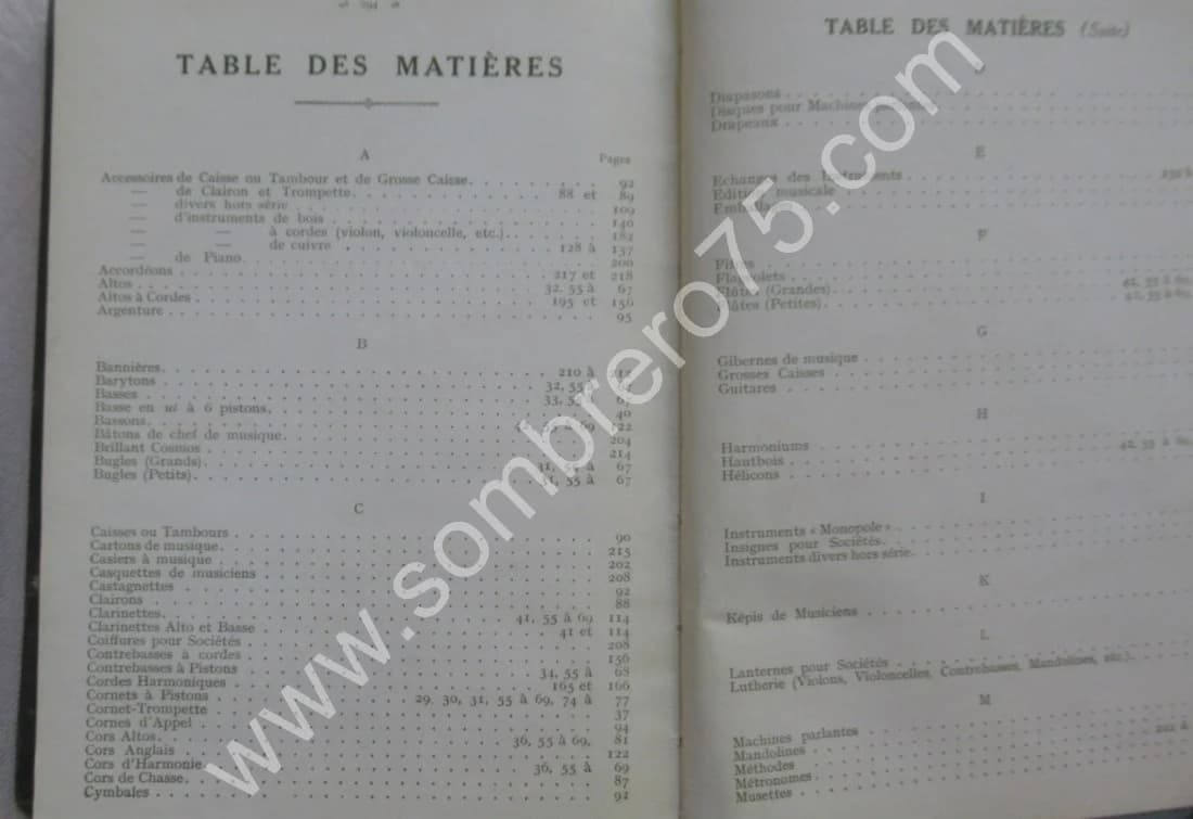 Catalogue Guide Couesnon & Cie. 1915. Instruments de Musique - Image 12