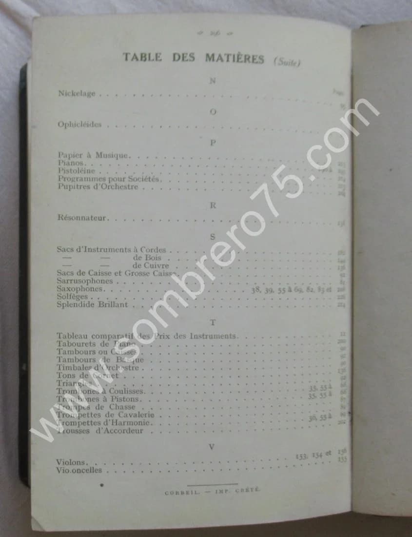 Catalogue Guide Couesnon & Cie. 1915. Instruments de Musique - Image 13