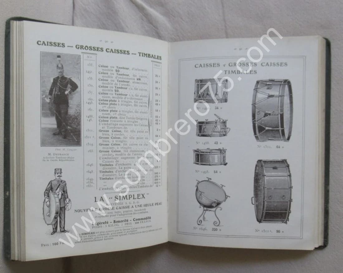 Catalogue Guide Couesnon & Cie. 1915. Instruments de Musique - Image 5