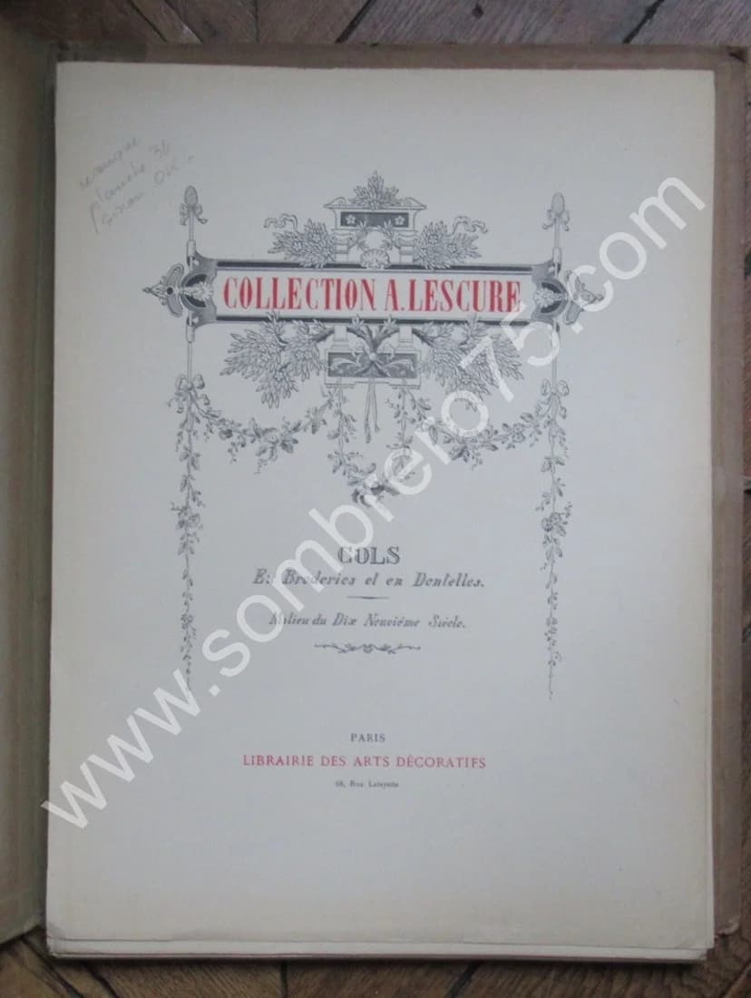 Collection A. Lescure - Cols en Broderies et en Dentelles. Milieu du XIXe - Image 3