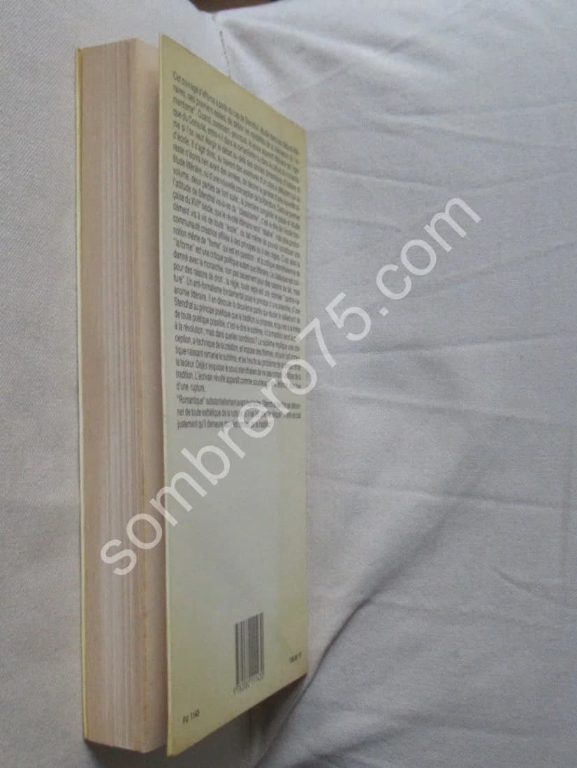 La Poétique de Stendhal : Forme et Société, Le Sublime. Essai sur la Genèse du Romantisme - Image 6