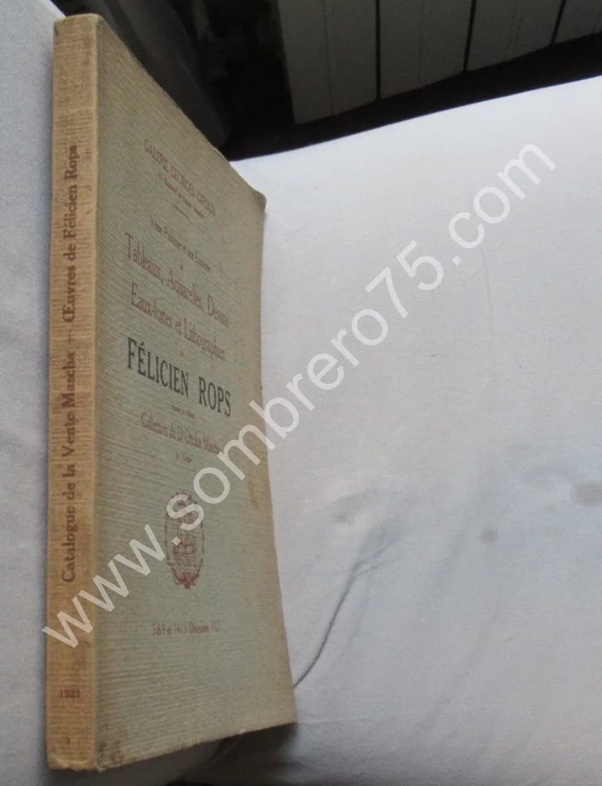 Félicien Rops - Vente Publique Collection Dr Ottokar Mascha 1921 - Image 2