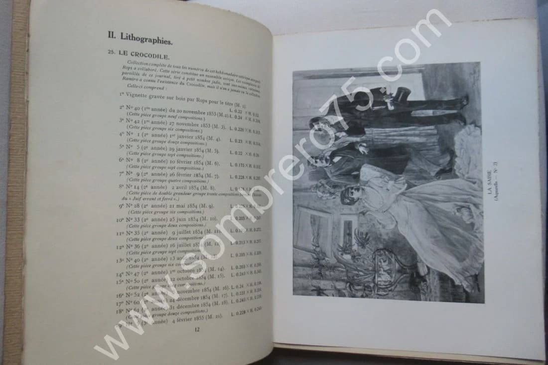 Félicien Rops - Vente Publique Collection Dr Ottokar Mascha 1921 - Image 8