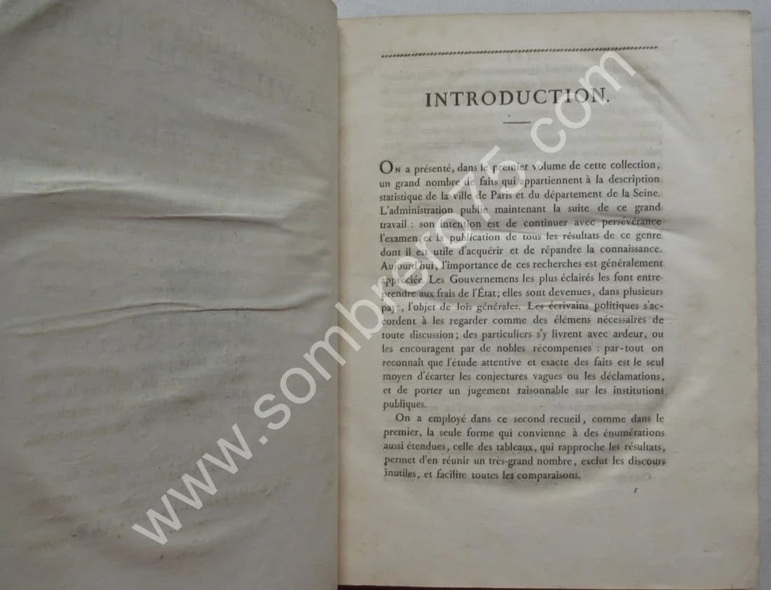 Recherches Statistiques sur la Ville de Paris et le Département de la Seine. 1823 - Image 4