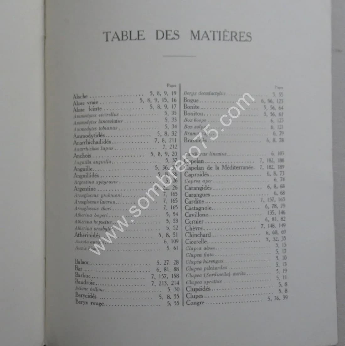 Catalogue Illustré des Animaux Marins - 2 Volumes. L JOUBIN - LE DANOIS - Image 5