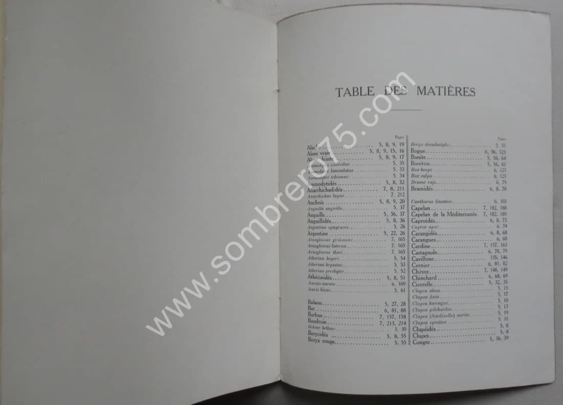 Catalogue Illustré des Animaux Marins - 2 Volumes. L JOUBIN - LE DANOIS - Image 6