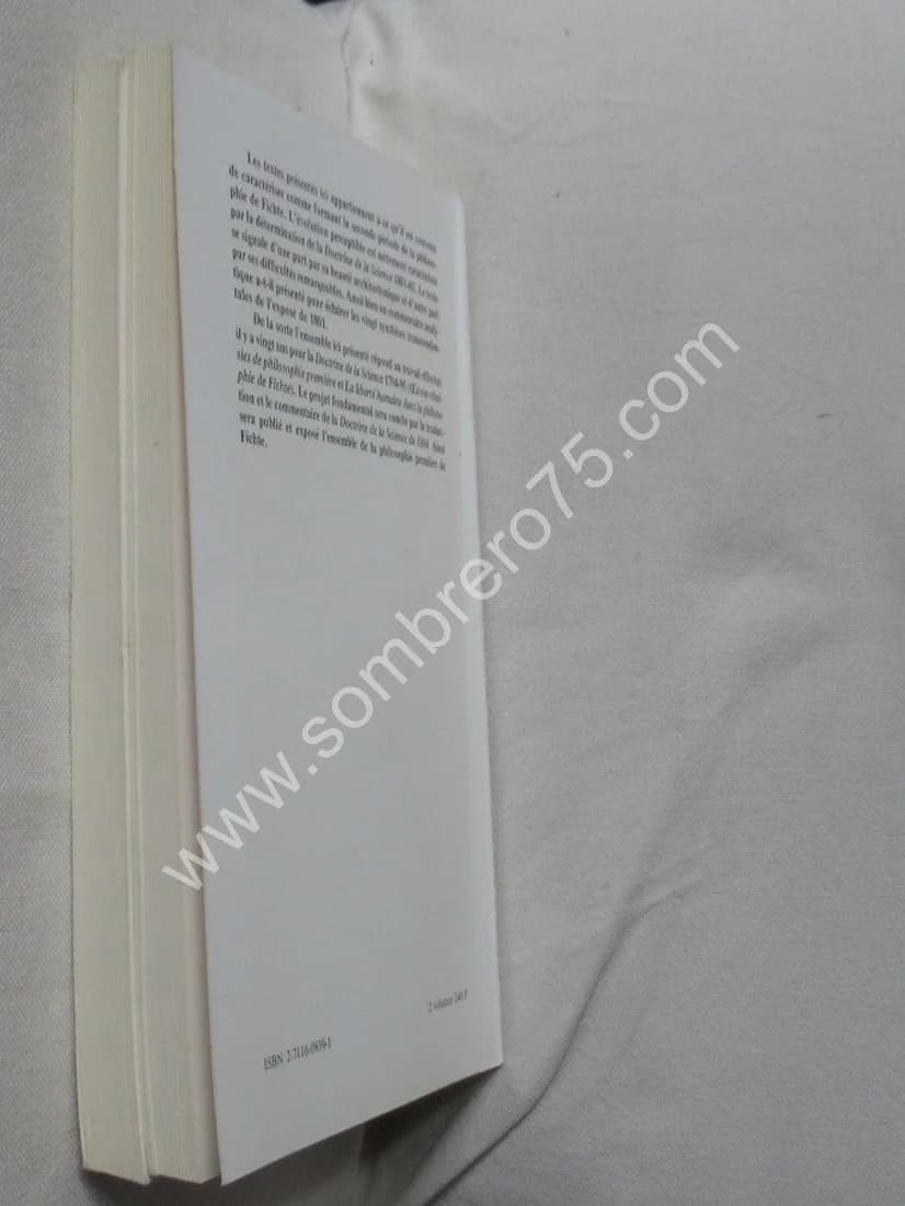 Doctrine de la Science 1801-1802 et textes annexes. 2 Vol. J. G. FICHTE - Image 8