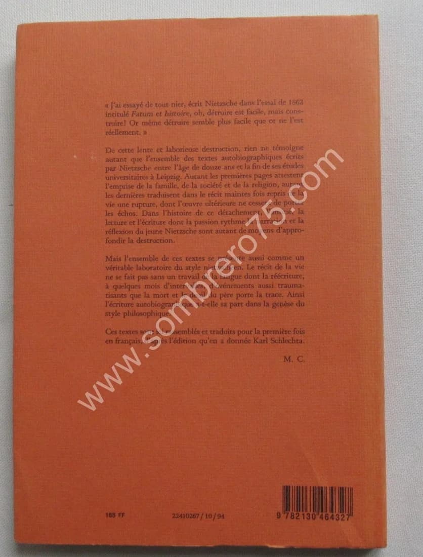 Ecrits Autobiographiques 1856-1869 - Image 5