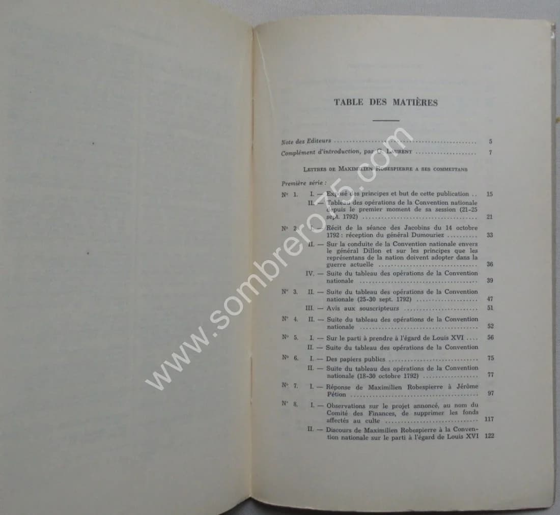 Lettres à ses Comittans. Tome V Oeuvres Complètes - Image 5