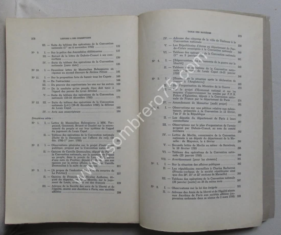 Lettres à ses Comittans. Tome V Oeuvres Complètes - Image 6