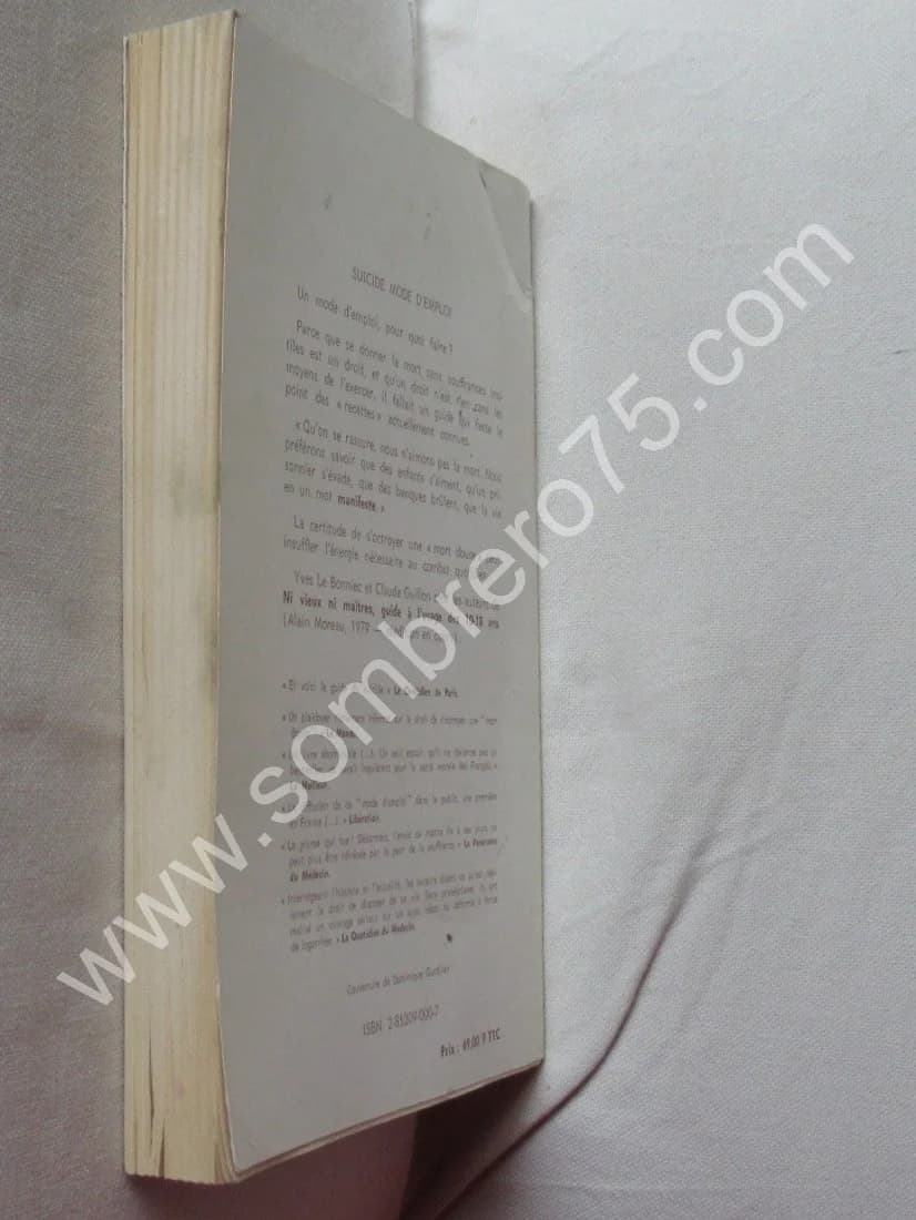 Suicide Mode d'Emploi. - Yves Le Bonniec - Image 5