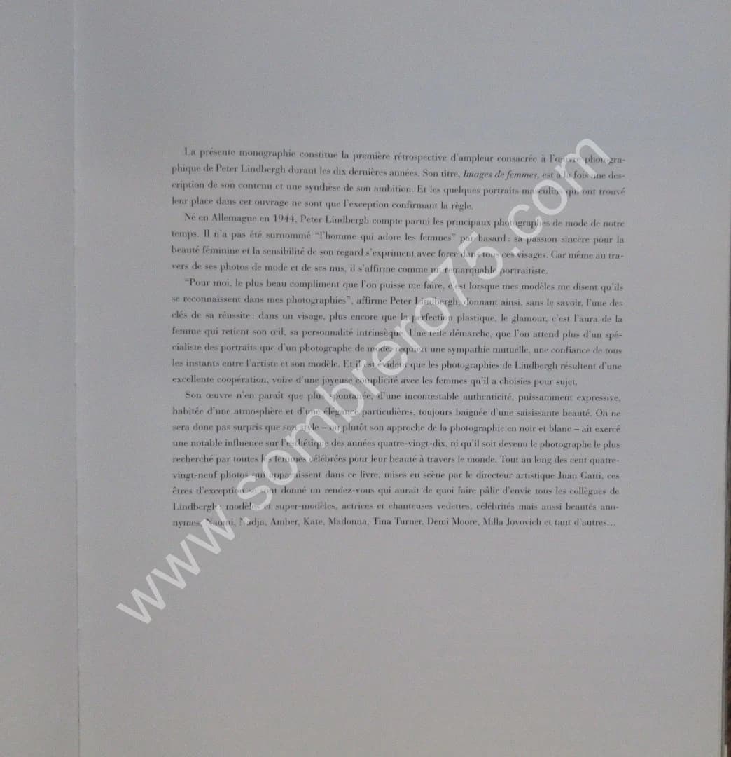 Images de Femmes - Peter Lindberg - Image 4