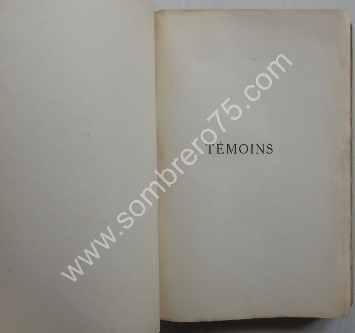 Témoins. Essai d'analyse - Guerre 14/18. Jean Norton CRU. 1929 - Image 2