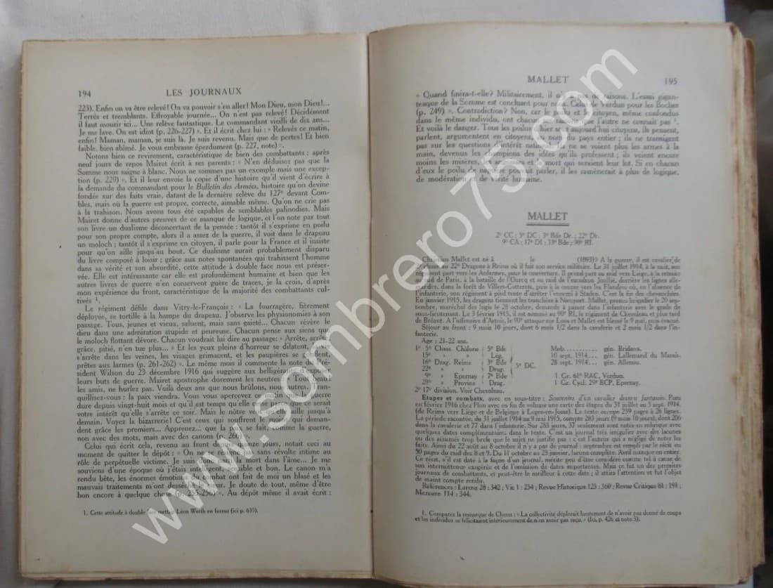 Témoins. Essai d'analyse - Guerre 14/18. Jean Norton CRU. 1929 - Image 4