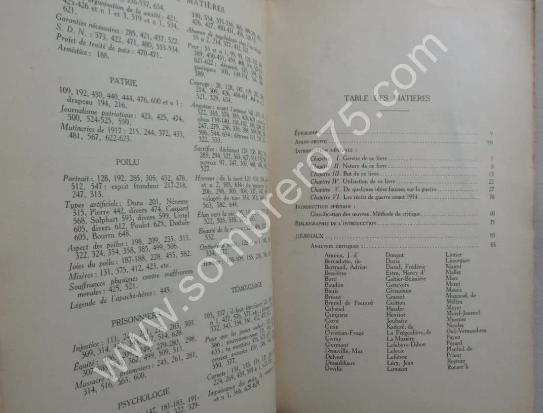Témoins. Essai d'analyse - Guerre 14/18. Jean Norton CRU. 1929 - Image 6