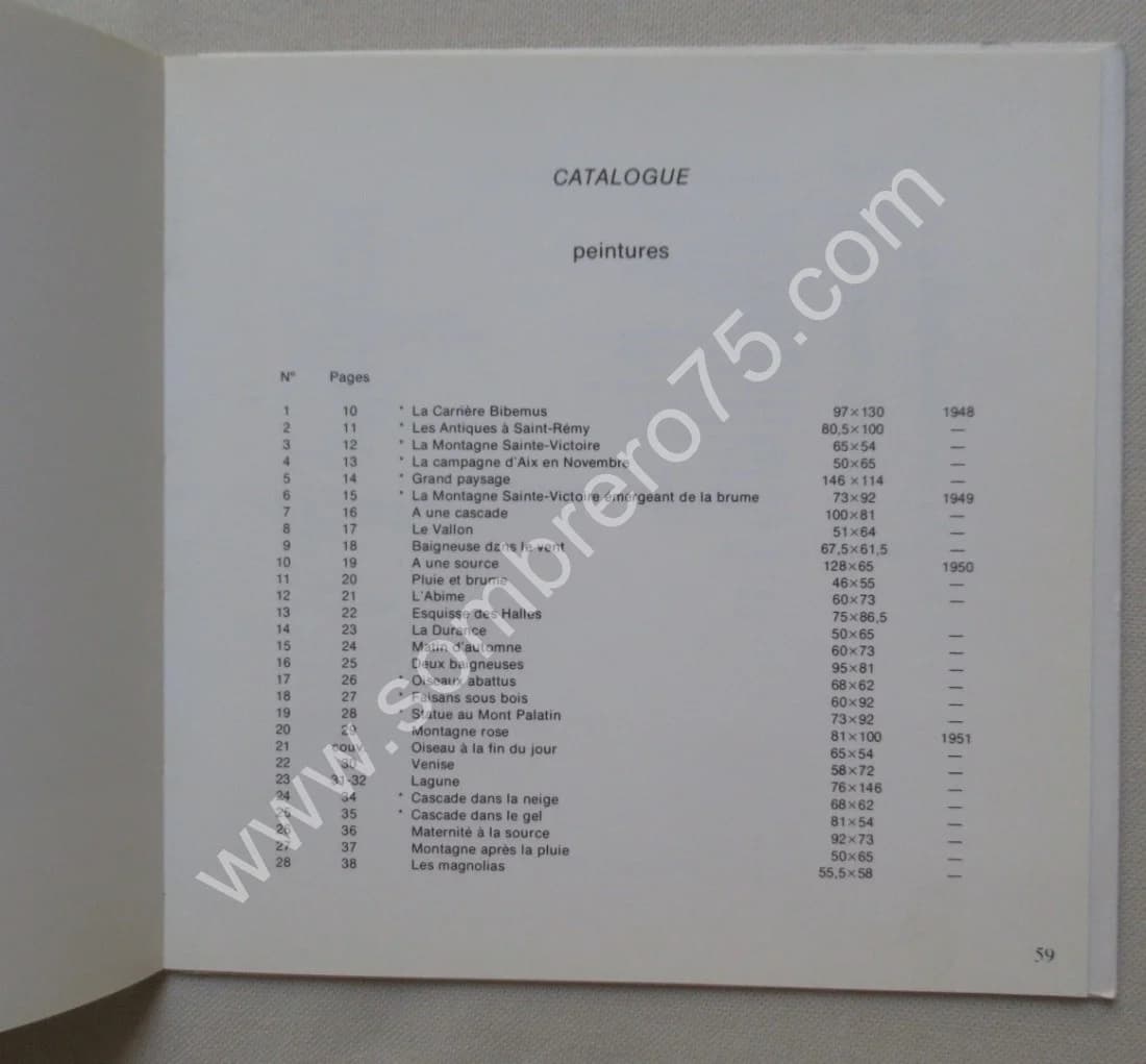 André MASSON 67 Oeuvres 1948-1953. Galerie Leiris - Image 8