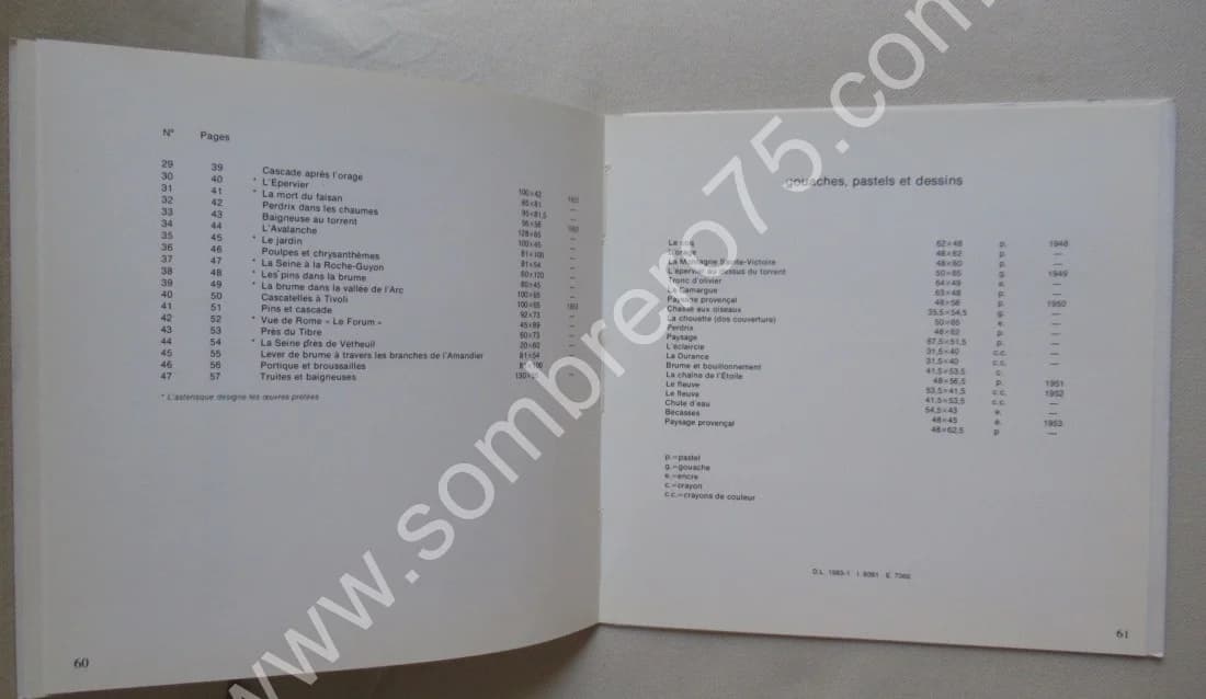 André MASSON 67 Oeuvres 1948-1953. Galerie Leiris - Image 9