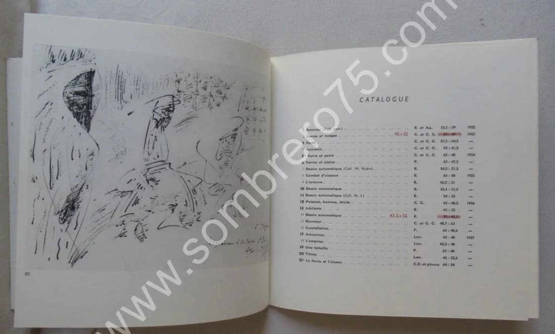 André MASSON Dessins 1922-1960. Galerie Leiris - Image 7