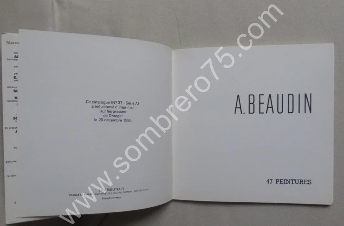 A. BEAUDIN 47 Peintures. Galerie Leiris - Image 3