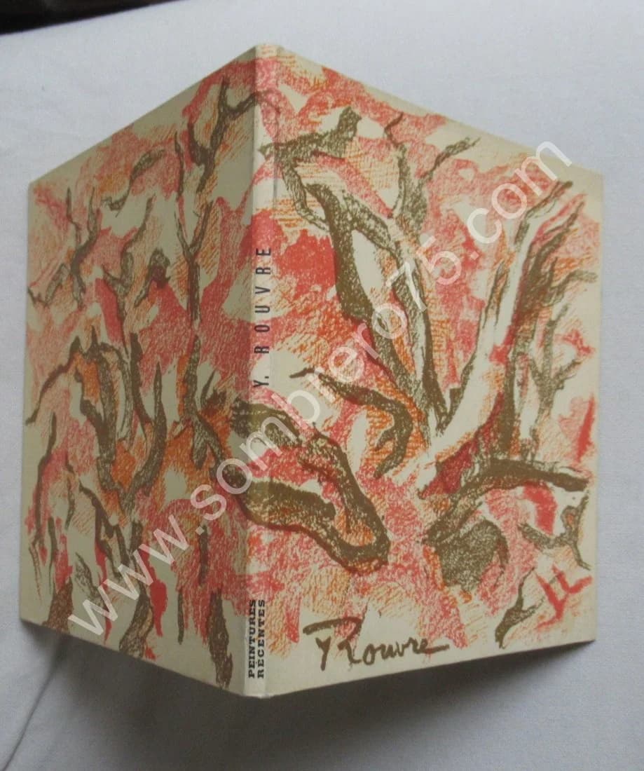 Y. ROUVRE "Végétation" Peintures Récentes.. Litho. Galerie Leiris