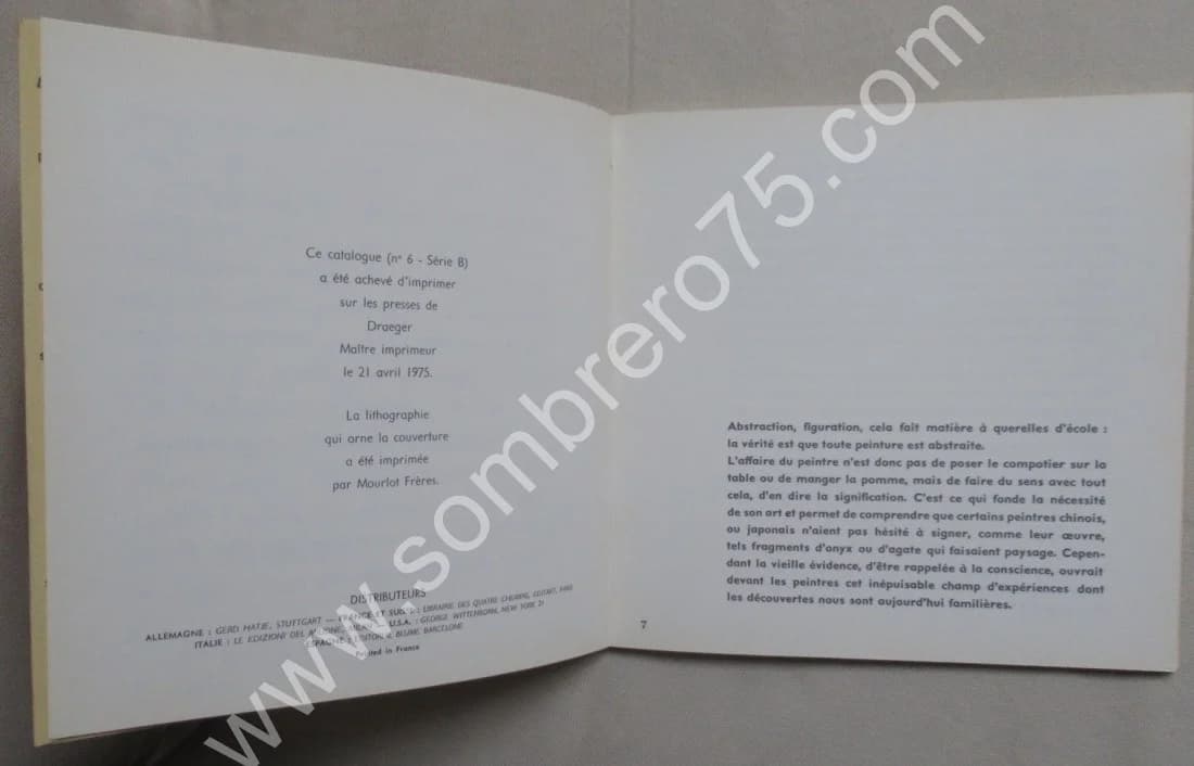 Y. ROUVRE "Végétation" Peintures Récentes.. Litho. Galerie Leiris - Image 3