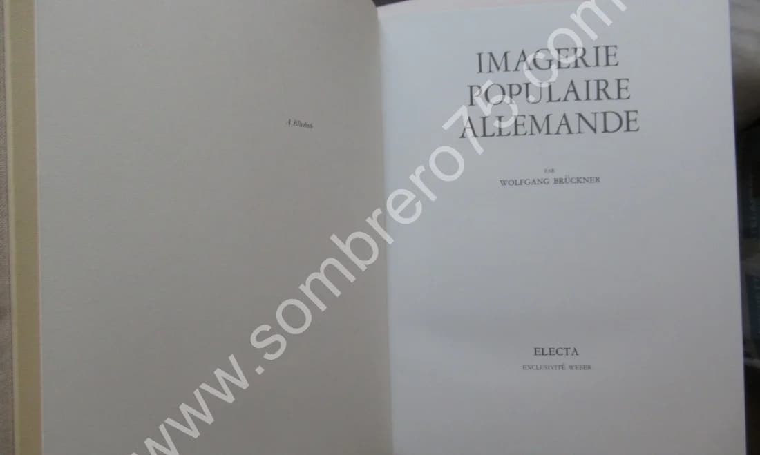 Imagerie Populaire Allemande. Wolfgang BRÜCKNER. 1969 - Image 4
