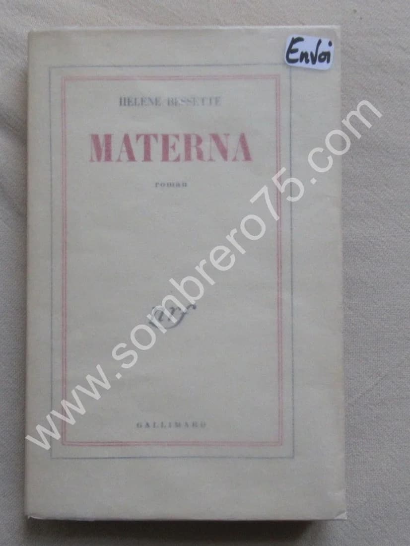 Materna.. 1954. S.P. + Envoi