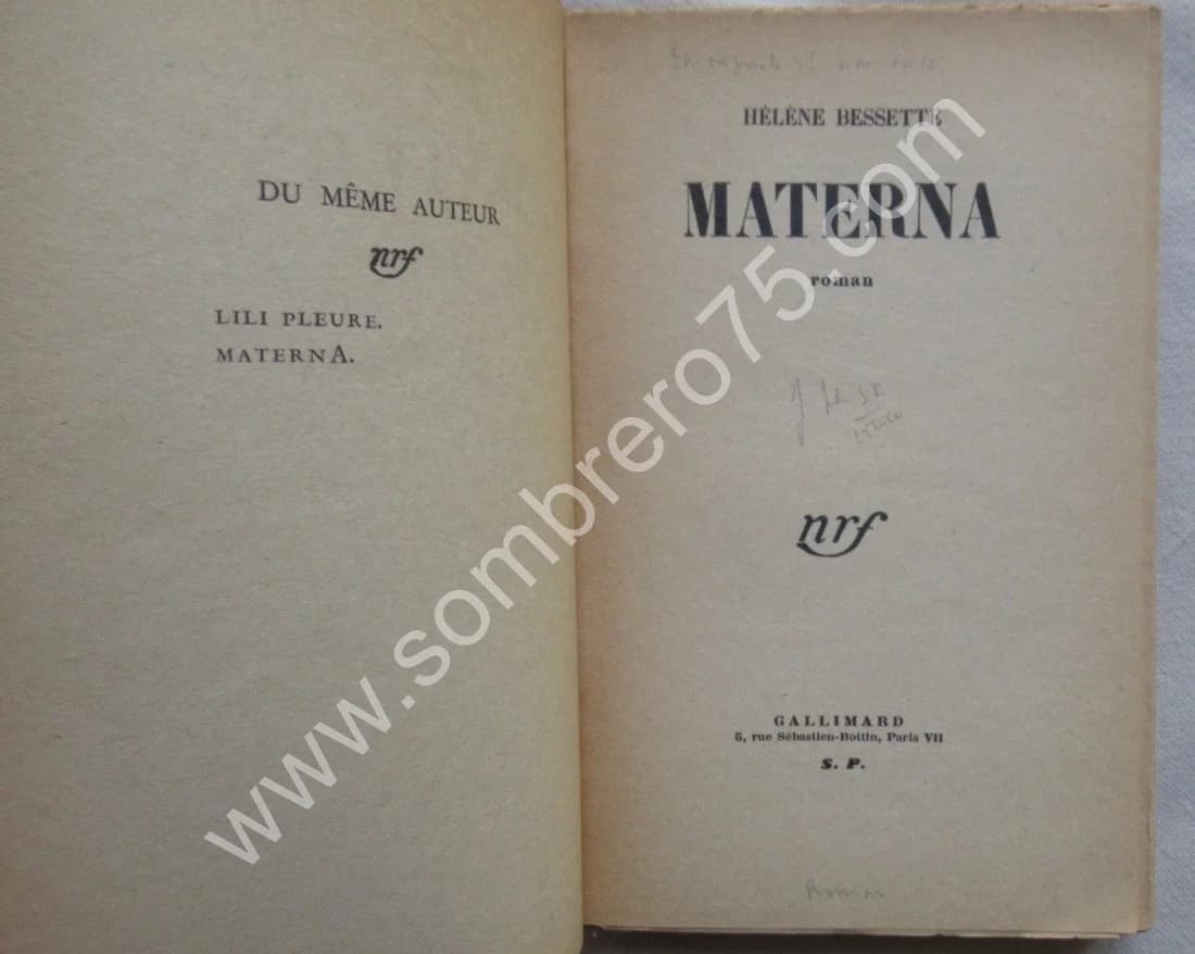 Materna.. 1954. S.P. + Envoi - Image 3