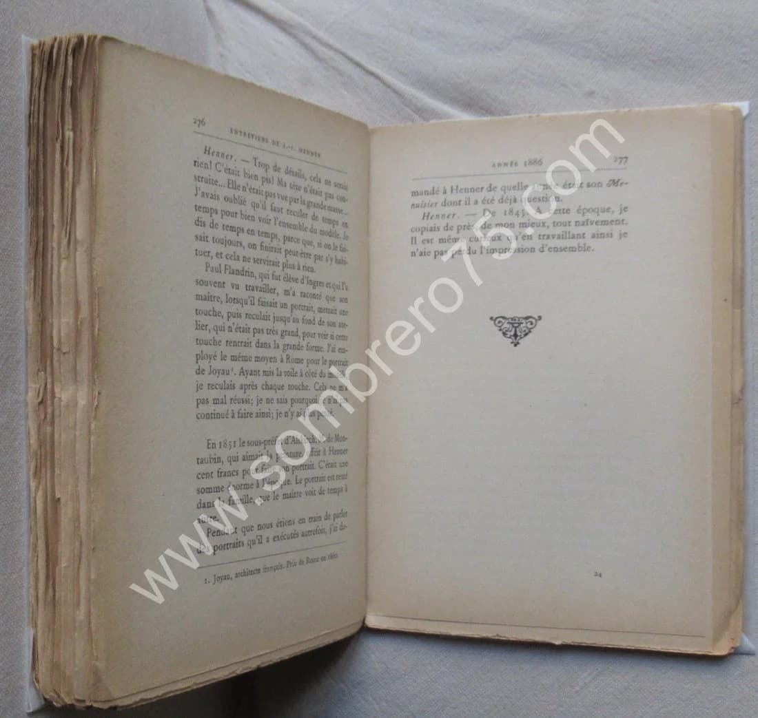 Entretiens de J J HENNER. Emile DURAND GREVILLE (1878-1888) - Image 4