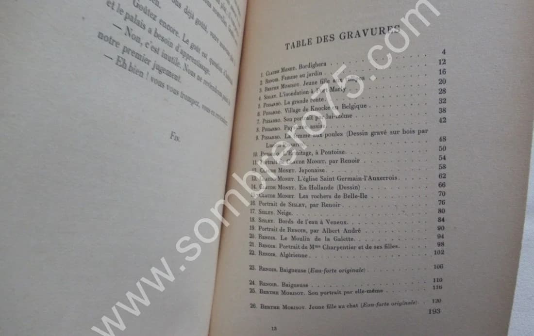 Histoire des Peintres Impressionnistes.. 1923 Eaux Fortes (3) - Image 7