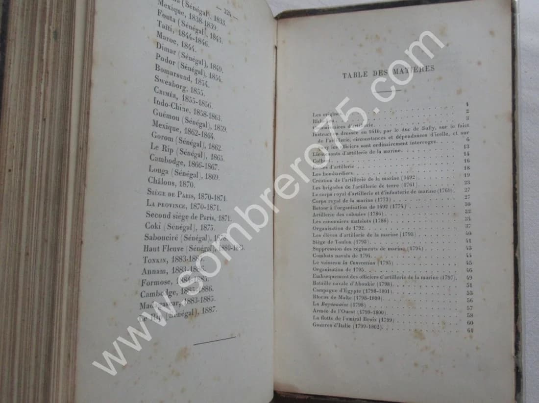 Historique de l'Artillerie de la Marine. 1889 - Image 11