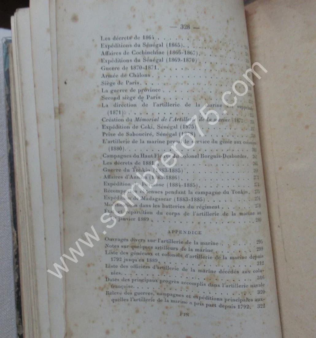Historique de l'Artillerie de la Marine. 1889 - Image 13