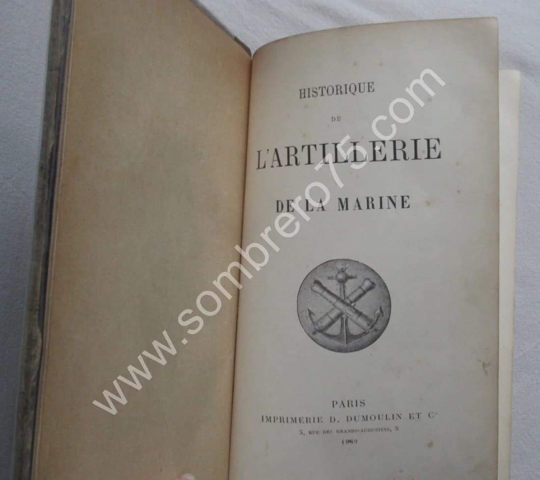 Historique de l'Artillerie de la Marine. 1889 - Image 3