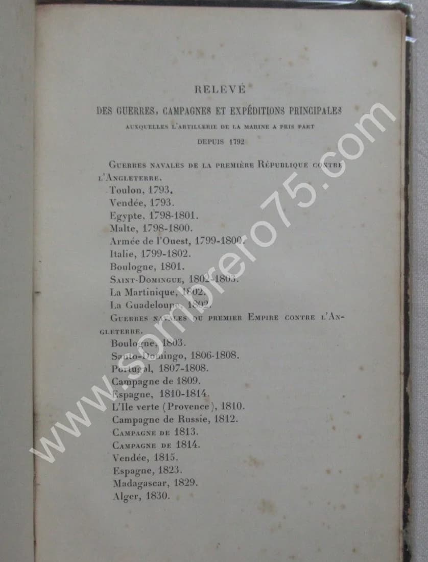 Historique de l'Artillerie de la Marine. 1889 - Image 9