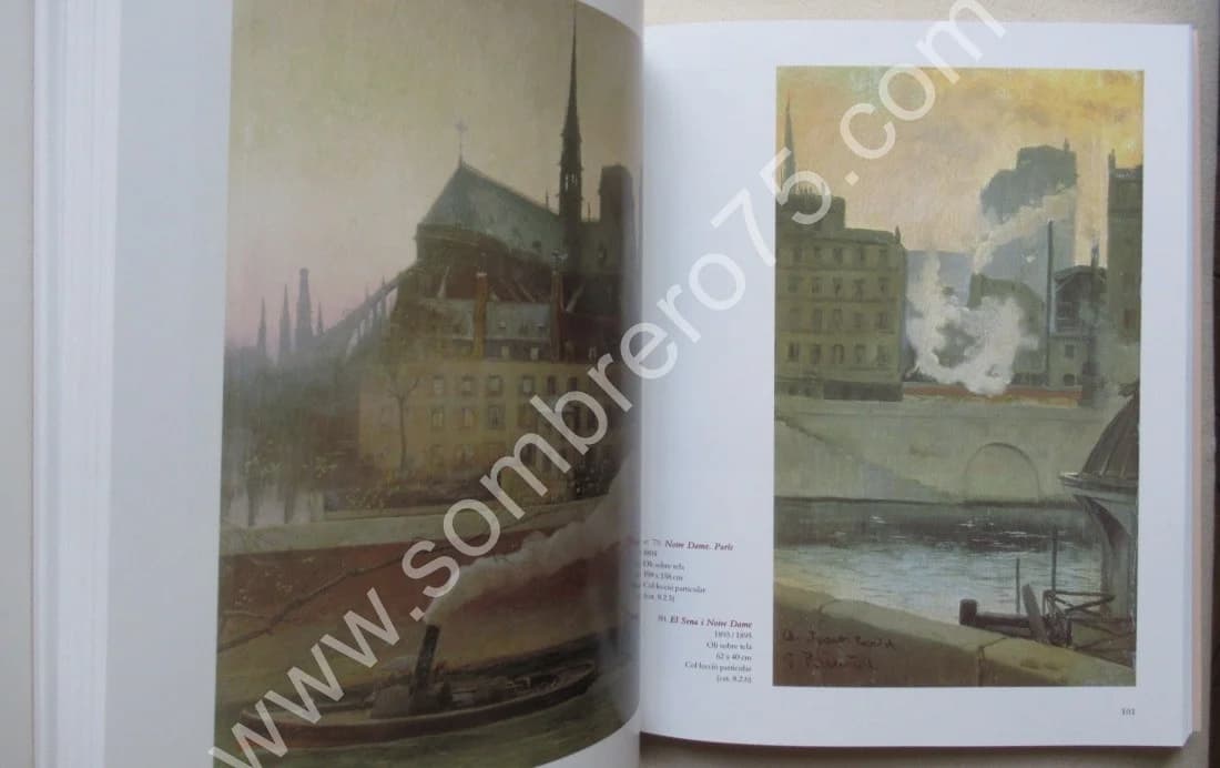 La Pintura de Santiago Rusinol. Coffret 3 T. Mercedes Palau-Ribes O'Callaghan - Image 12