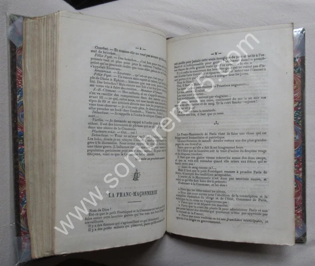 Le Père DUCHENE. Gazette de la Révolution. 68 Numéros + 5 Numéros. 1871 - Image 6