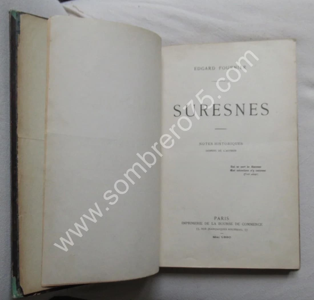 Suresnes. Notes Historiques.. 1890 - Image 4