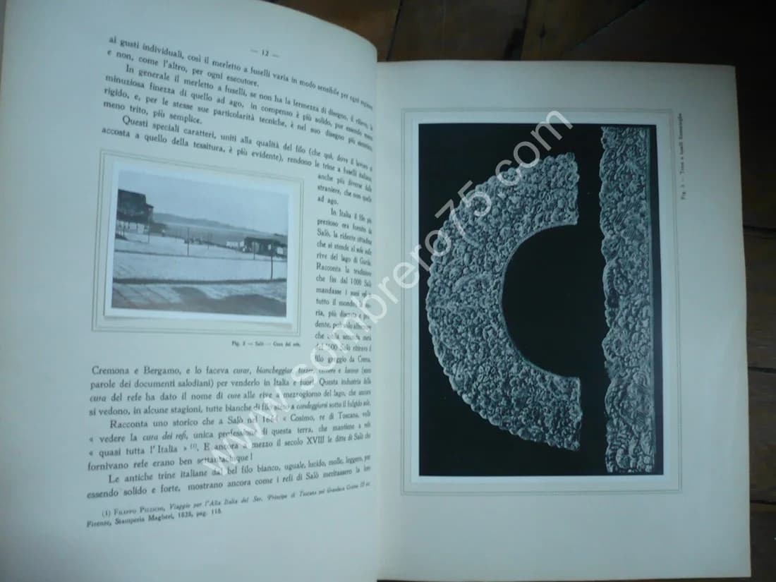 Antiche Trine Italiane. Trine a Fuselli.. 1911 - Image 6