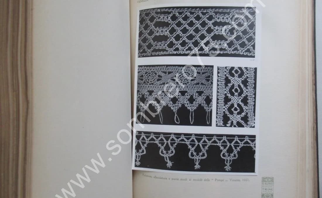 Antiche Trine Italiane. Trine a Fuselli.. 1911 - Image 8