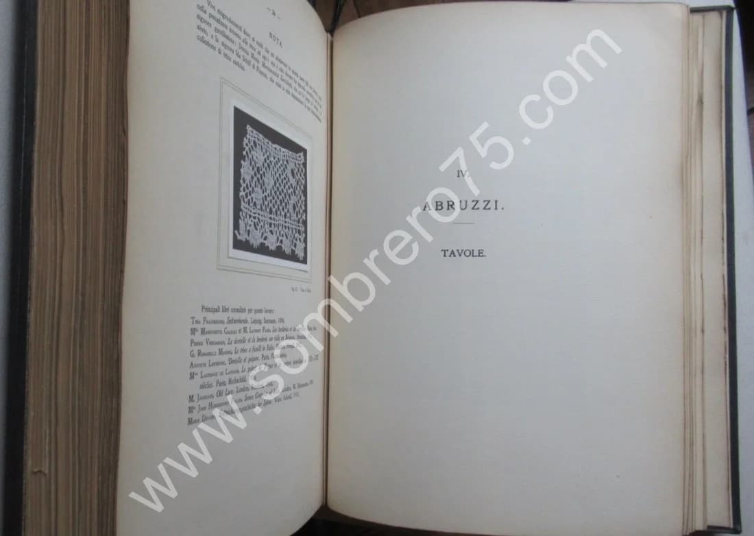Antiche Trine Italiane. Trine a Fuselli.. 1911 - Image 9