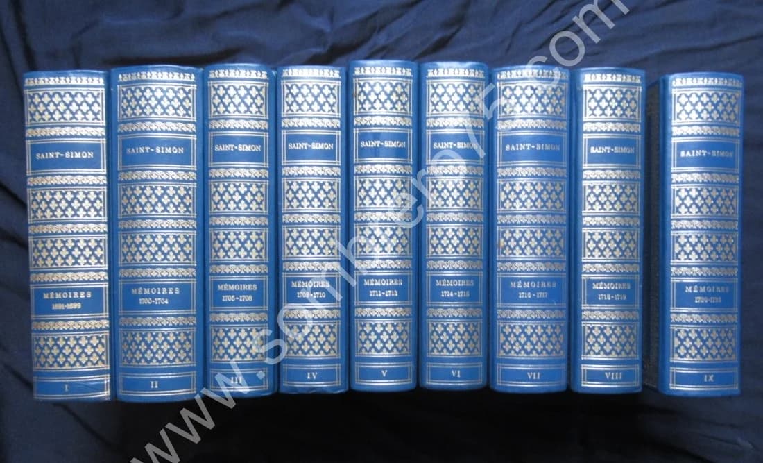Duc de Saint Simon - Mémoires Saint Simon - 9 Tomes. Tallandier