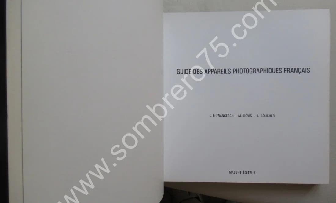 Les Appareils Photographiques Francais. Ed. 1993 - Image 3