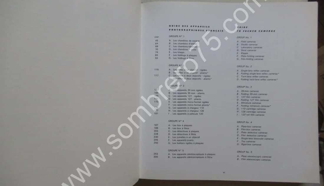 Les Appareils Photographiques Francais. Ed. 1993 - Image 4