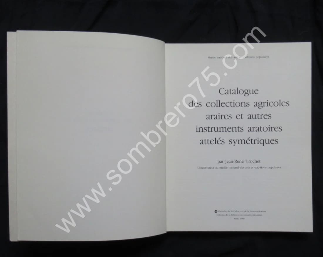 Catalogue des Collections Agricoles Araires. Jean René TROCHET - Image 3