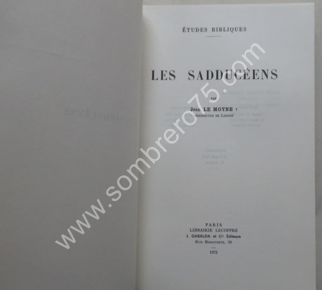 Les Sadducéens. Jean LE MOYNE - Image 3