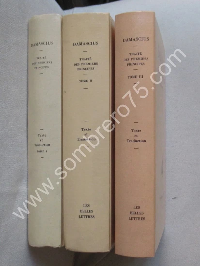 Traité des Premiers Principes- 3 Tomes - Image 2