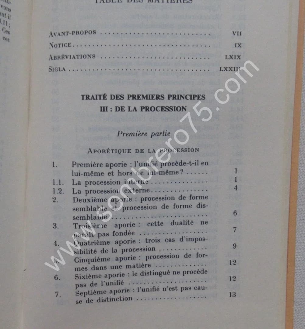 Traité des Premiers Principes- 3 Tomes - Image 7