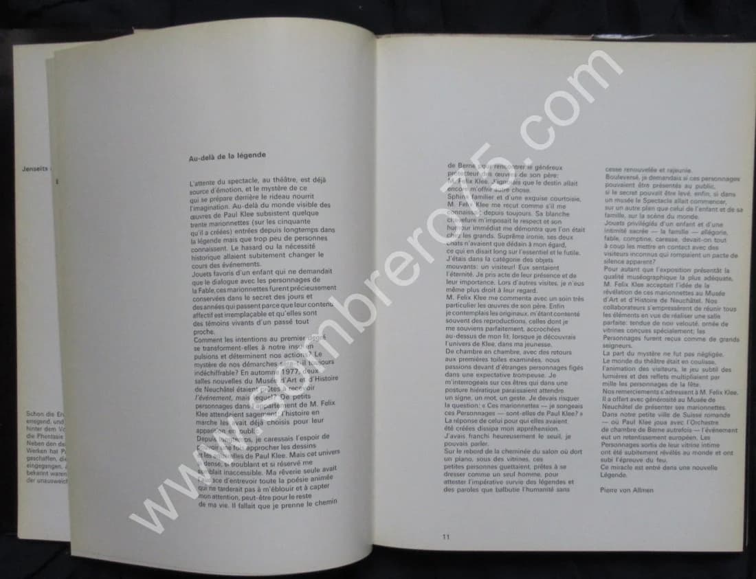 Paul KLEE. Marionnettes, Sculptures, Reliefs.... 1979. Félix KLEE - Image 3