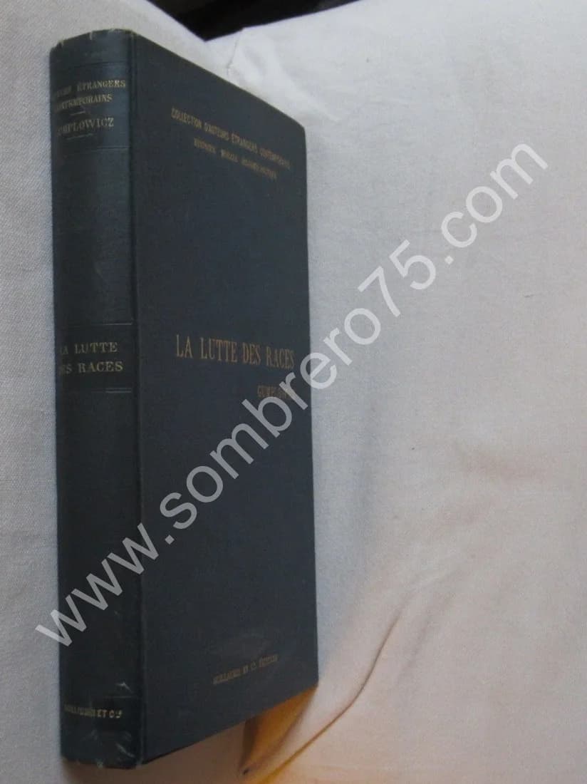 La Lutte des Races. GUMPLOWICZ. 1893 - Image 3